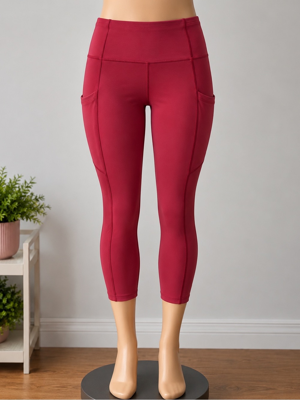 Lululemon Fast Free Tight Leggings Nulux Red Brick Color sz 4